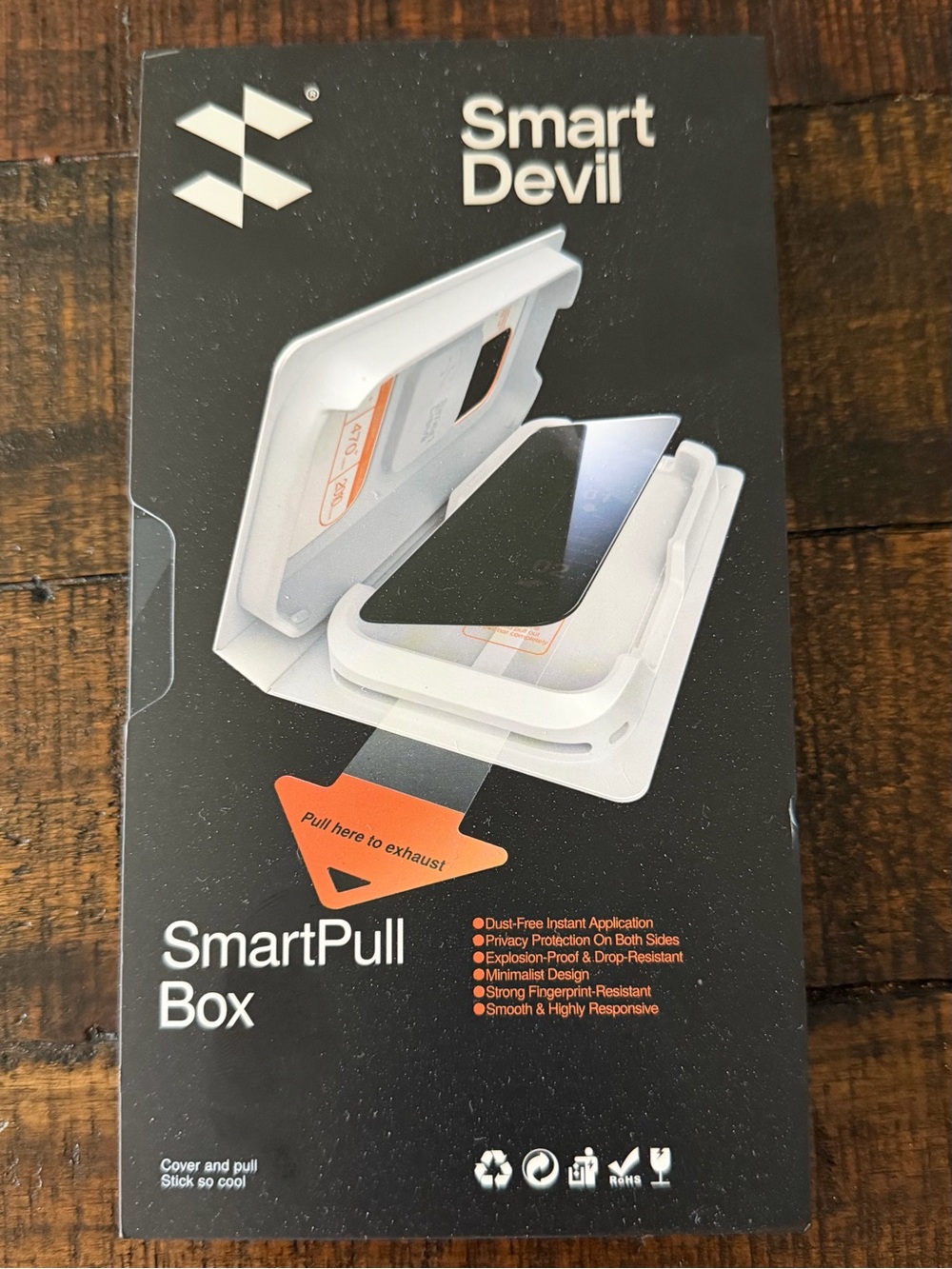 SmartPull Box Screen Protector Case - White